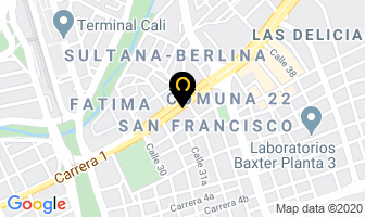 Mapa de Grúas Y Remolques Wimart en Cali