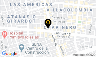 Mapa de Grúas Zurita en Cali