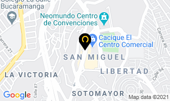 Mapa de Grupo Coex en Bucaramanga