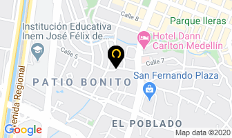 Mapa de Grupo Colors en Medellín