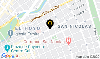 Mapa de Grupo Empresarial Digital en Cali