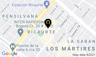Mapa de Grupo Magenta en Bogotá D.C