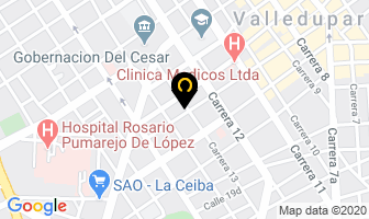 Mapa de Grupo Manejar Ltda. en Valledupar