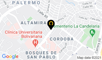 Mapa de Grupo Seresta en Medellín