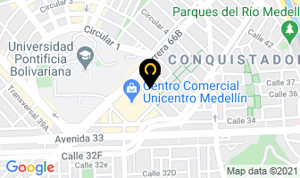 Mapa de Guacales La 18 en Medellín