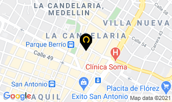Mapa de Gualandai Chup 2 en Medellín