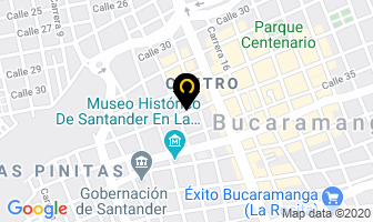 Mapa de Guane Creativos en Bucaramanga