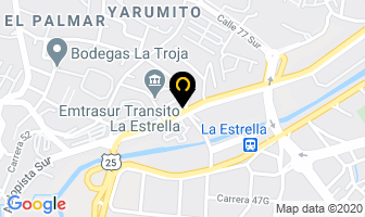 Mapa de Guantes Guimar Ltda. en Medellín