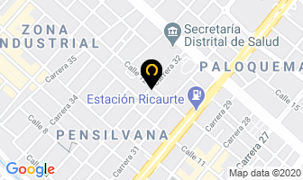 Mapa de Guantes Jj en Bogotá D.C
