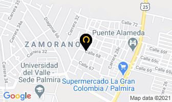 Mapa de Guantes Occidental Ltda. en Palmira