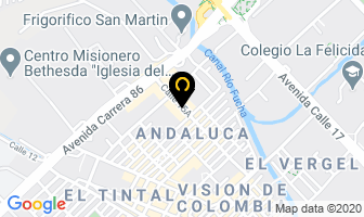 Mapa de Guantes Prodatex Y Rubbytex en Bogotá D.C