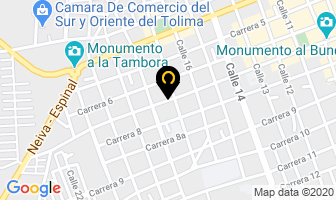 Mapa de Guarderia San Jose en Espinal