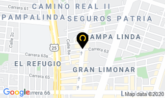 Mapa de Guerrero Olga Lucía en Cali