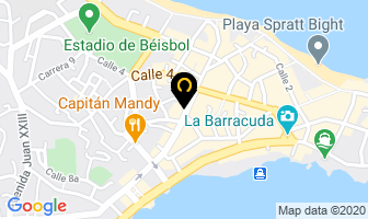 Mapa de Gugles Shop en San Andrés