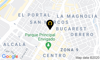 Mapa de Guia Academica.com en Medellín