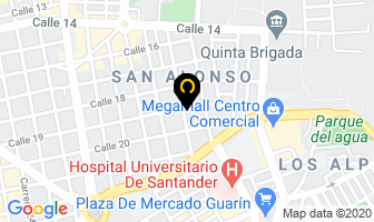 Mapa de Gutierrez Turbay Danilo en Bucaramanga