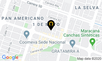 Mapa de Gym Service V.i.p. en Cali