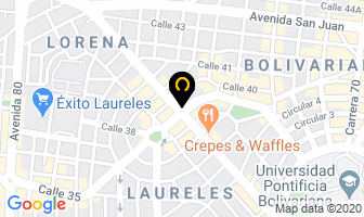Mapa de Gym Shop en Medellín