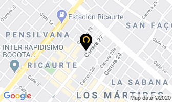 Mapa de Gyo Cintas Ltda. en Bogotá D.C