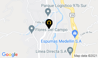 Mapa de H & E Drinks De Colombia en Medellín