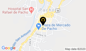Mapa de H B Producciones en Pacho
