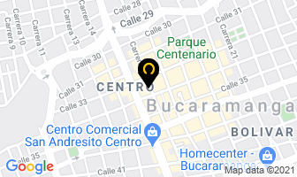 Mapa de H2c en Bucaramanga