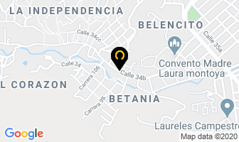 Mapa de Ha Profesionales en Medellín