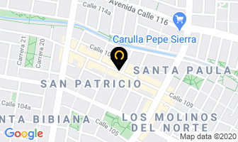 Mapa de Hacienda La Mesa en Bogotá D.C