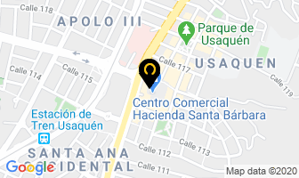 Mapa de Hacienda Santa Barbara en Bogotá D.C