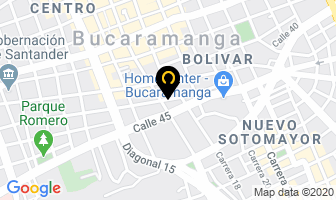 Mapa de Hadi Diseño Constructora en Bucaramanga