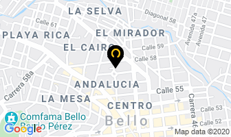 Mapa de Haga Refrigeracion en Bello