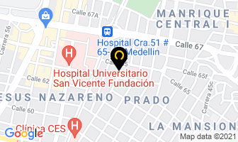 Mapa de Hagme en Medellín