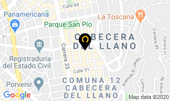 Mapa de Hair Play en Bucaramanga