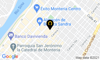 Mapa de Hajavel en Montería