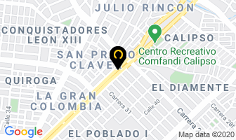 Mapa de Haje Construcciones Y Electricidad en Cali