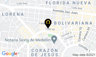 Mapa de Hamacas Cavandoli en Medellín