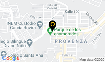 Mapa de H&g Confecciones en Bucaramanga