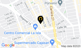 Mapa de Hands Proteccion en Bucaramanga