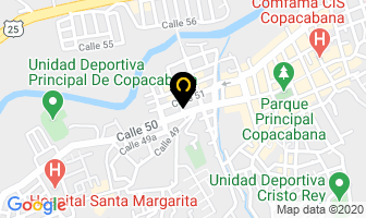 Mapa de Happy Dog M & M en Copacabana