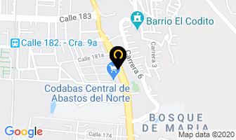 Mapa de Happy Vending Ltda. en Bogotá D.C