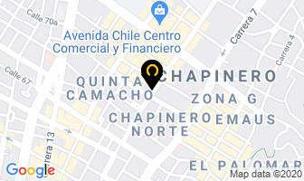 Mapa de Happy Yoga en Bogotá D.C