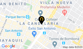 Mapa de Harinas Luifer en Medellín