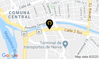 Mapa de Harinas Martinez en Neiva