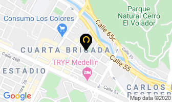 Mapa de Harinera Nacional Ltda. en Medellín