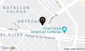 Mapa de Harmex Ltda. en Bogotá D.C