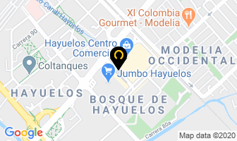 Mapa de Hayuelos Centro Comercial en Bogotá D.C