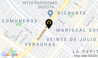 Mapa de Hb Inoxidables en Bogotá D.C