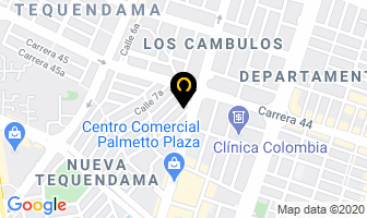 Mapa de H.b.c. Spa Infantil en Cali
