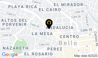 Mapa de Hector Olarte en Bello
