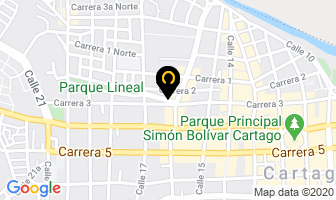 Mapa de Heladeria Alaska Junior en Cartago